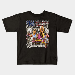 Sha'Carri Richardson Vintage Bootleg Kids T-Shirt